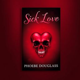 An artistic and intriguing book cover featuring a heart-shaped skull design prominently in the center