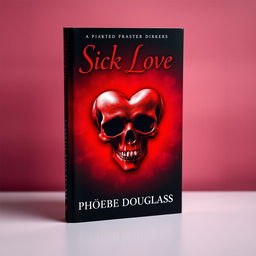 An artistic and intriguing book cover featuring a heart-shaped skull design prominently in the center