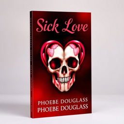 An artistic and intriguing book cover featuring a heart-shaped skull design prominently in the center