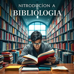 Capa de e-book com o título 'Introdução à Bibliologia' e o nome 'Michel Dario'