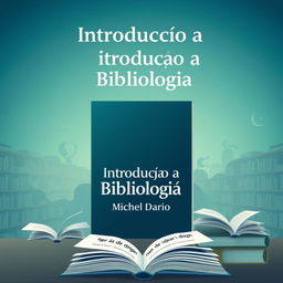 Book cover for an e-book titled 'Introdução à Bibliologia' by Michel Dario