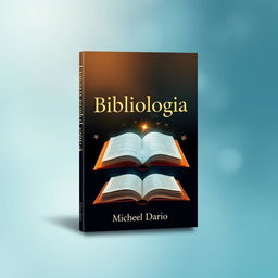 Design an e-book cover for a book titled "Introdução à Bibliologia" by Michel Dario