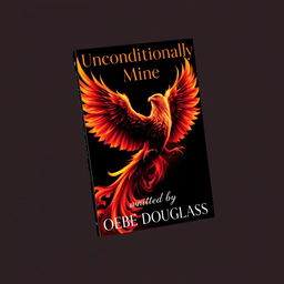 A striking book cover featuring a majestic phoenix rising amidst a dramatic black and orange background, symbolizing rebirth and strength