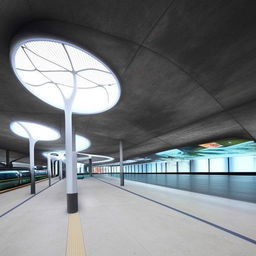 An extraordinary, futuristic bus station that surpasses conventional ideas