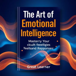 A captivating book cover design for 'The Art of Emotional Intelligence: Mastering Your Feelings and Responses' by Great Learner