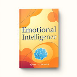 A vibrant book cover design that encapsulates the essence of emotional intelligence