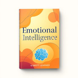 A vibrant book cover design that encapsulates the essence of emotional intelligence