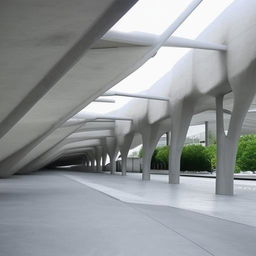 A bus station that defies the laws of nature and conventional thinking, designed for the future