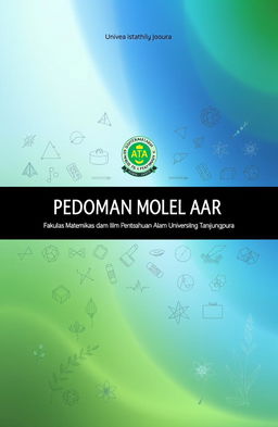 A book cover design for the "Pedoman Modul Ajar Fakultas Matematika dan Ilmu Pengetahuan Alam Universitas Tanjungpura"