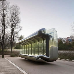 A bus station that defies the laws of nature and conventional thinking, designed for the future