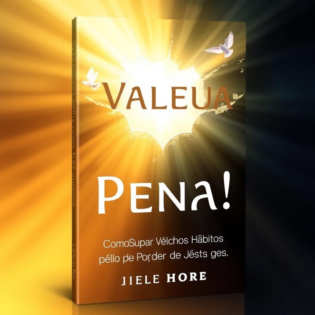 A book cover for 'Valeu a Pena! Como Superar Velhos Hábitos pelo Poder de Jesus'