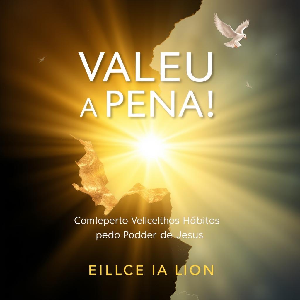 A book cover for 'Valeu a Pena! Como Superar Velhos Hábitos pelo Poder de Jesus'