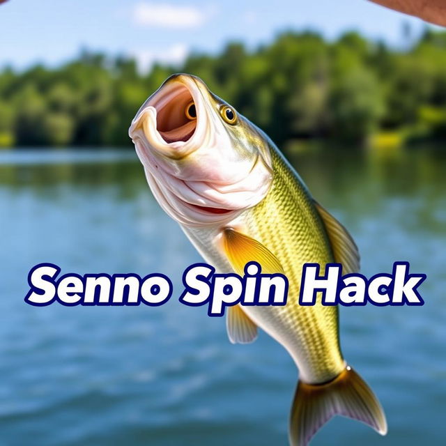 A vibrant YouTube thumbnail in 1920x1080 resolution featuring a close-up shot of a large bass being held by an excited fisherman, with the Soft Bait Senko Worm clearly visible in the fish's mouth