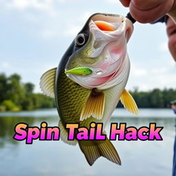 A vibrant YouTube thumbnail in 1920x1080 resolution featuring a close-up shot of a large bass being held by an excited fisherman, with the Soft Bait Senko Worm clearly visible in the fish's mouth