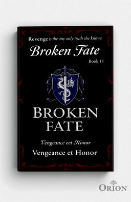 A book cover design for 'Broken Fate'