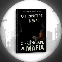 A book cover design for a story titled 'O Príncipe da Máfia' (The Prince of the Mafia)