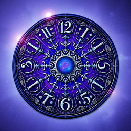 An elegant numerology wheel featuring the numbers 1 to 9 arranged in a circular layout