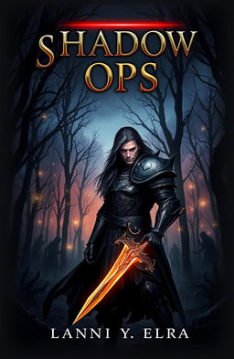 A captivating fantasy novel cover titled 'Shadow Ops'