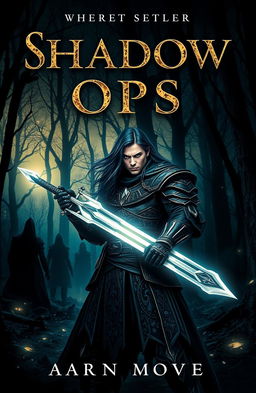 A captivating fantasy novel cover titled 'Shadow Ops'