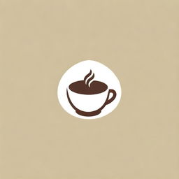 Create a unique and original logo design for a coffee shop. It should incorporate elements such as a steaming coffee mug, coffee beans, and warm, inviting colors.