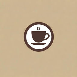 Create a unique and original logo design for a coffee shop. It should incorporate elements such as a steaming coffee mug, coffee beans, and warm, inviting colors.