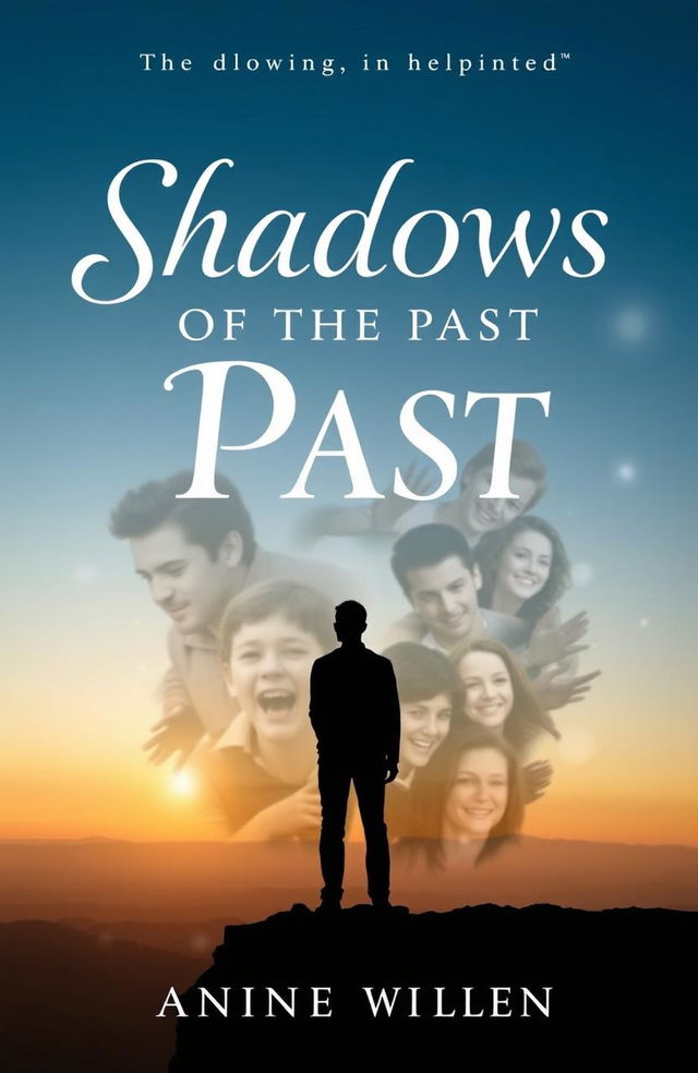 A book cover design called 'Shadows of the Past'