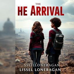 A highly realistic book cover design featuring two teen characters