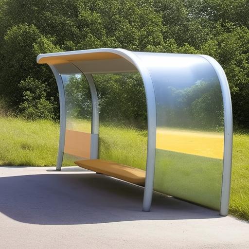 A bus stop that surpasses natural norms and concepts, designed for the future