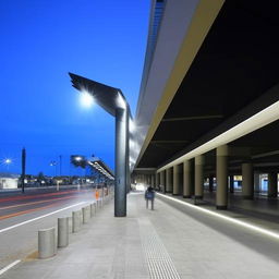 A bus station that surpasses natural norms and conventional ideas, built for the future