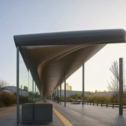 A bus station that surpasses natural norms and conventional ideas, built for the future