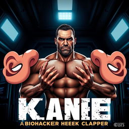 A movie poster for 'KANE: A Biohacker and Cheek Clapper'