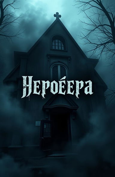 A dark-themed cover design featuring a haunting mental hospital set in Korea