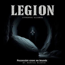 A chilling movie poster for the horror film 'LEGION', directed by Daniel Blanco