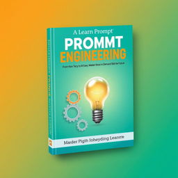 A captivating book cover design for 'Learn Prompt Engineering: From Non Techy to AI Savvy