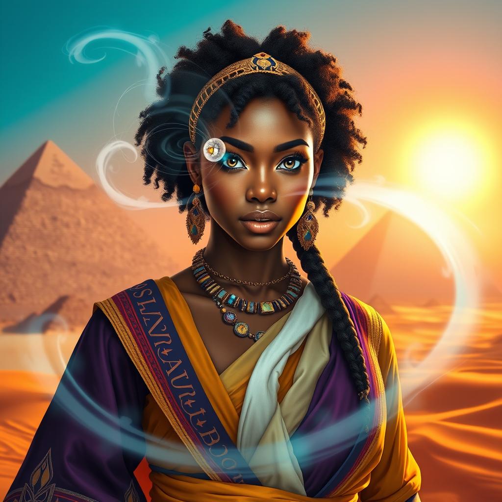 A powerful portrayal of a strong, Afro-Egyptian heroine named Doctorine, who has mystical abilities to see into the eyes of cats