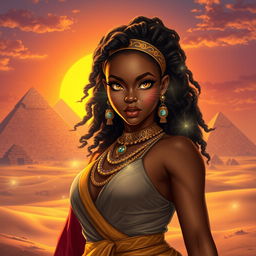 A powerful portrayal of a strong, Afro-Egyptian heroine named Doctorine, who has mystical abilities to see into the eyes of cats