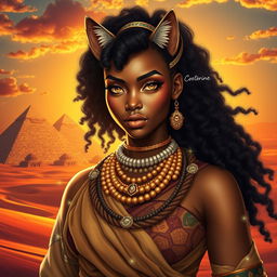 A powerful portrayal of a strong, Afro-Egyptian heroine named Doctorine, who has mystical abilities to see into the eyes of cats