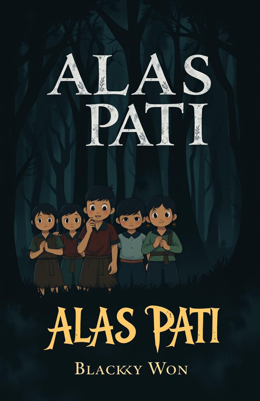 A book cover design for 'ALAS PATI' by Blacky Won