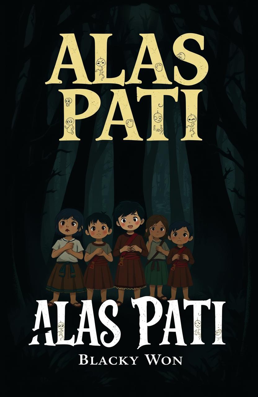 A book cover design for 'ALAS PATI' by Blacky Won