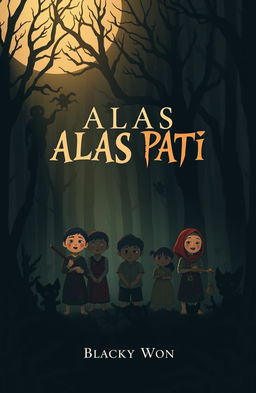 A book cover design for 'ALAS PATI' by Blacky Won