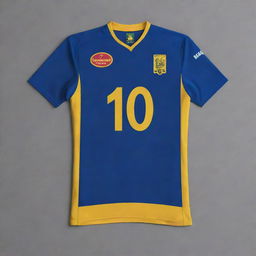 Create a Sri Lankan cricket team jersey with the name Manikya and the number 105 prominently displayed.