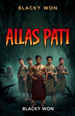 A book cover design for 'ALAS PATI' by Blacky Won