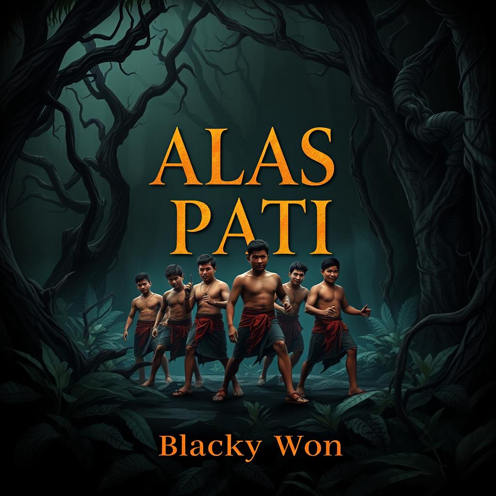 A book cover design for 'ALAS PATI' by Blacky Won