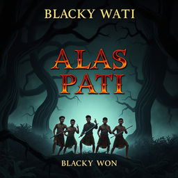 A book cover design for 'ALAS PATI' by Blacky Won