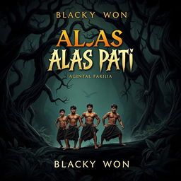 A book cover design for 'ALAS PATI' by Blacky Won