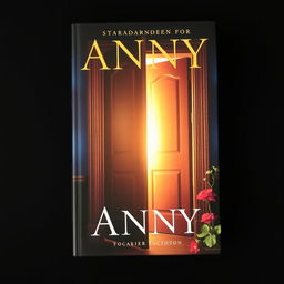 A captivating book cover featuring a partially open door with bright light shining through it, symbolizing Anny's transition from darkness to light, representing new opportunities and hope