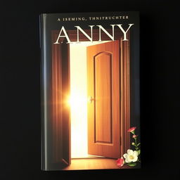 A captivating book cover featuring a partially open door with bright light shining through it, symbolizing Anny's transition from darkness to light, representing new opportunities and hope