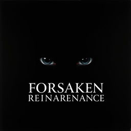 A striking cover for 'Forsaken Reincarnation' set against a deep black void