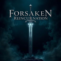 An intriguing cover for 'Forsaken Reincarnation' that embodies the theme of the void