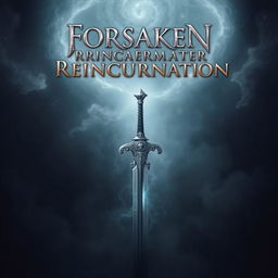 An intriguing cover for 'Forsaken Reincarnation' that embodies the theme of the void